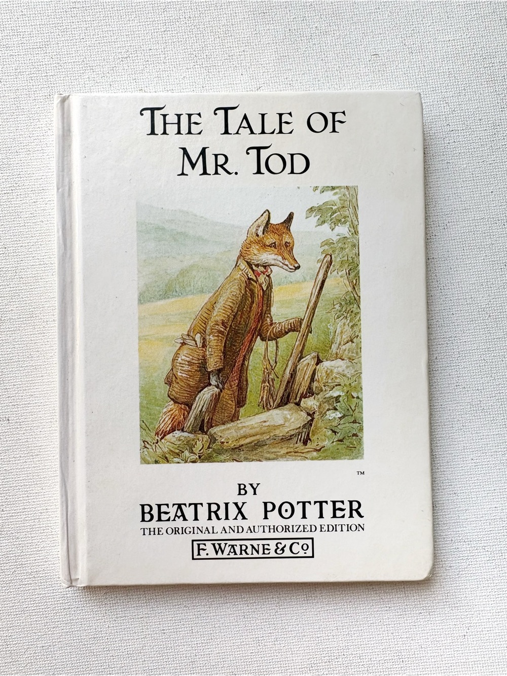 Vintage 1988 The Tale of Mr. Tod by Beatrix Potter